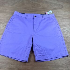 NWT Vineyard Vines Breaker Shorts Mens 36 Purple Stretch Chino 9 Inch